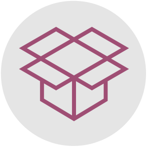 Packing boxes icon